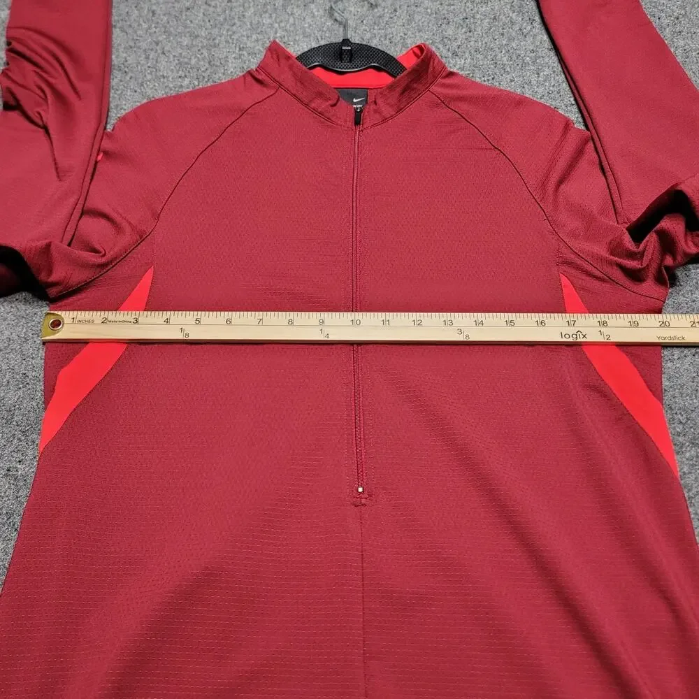 Vintage Y2K Nike Pullover Extra Large 16-18 Sphere Dry Cycling Half Zip Shirt
